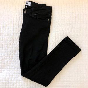 PAIGE Skyline Skinny Black Jeans , 26